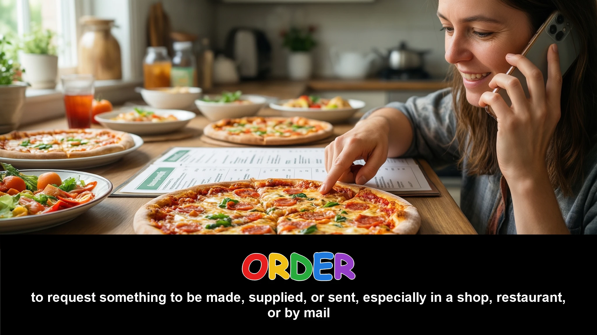 English Illustration for order